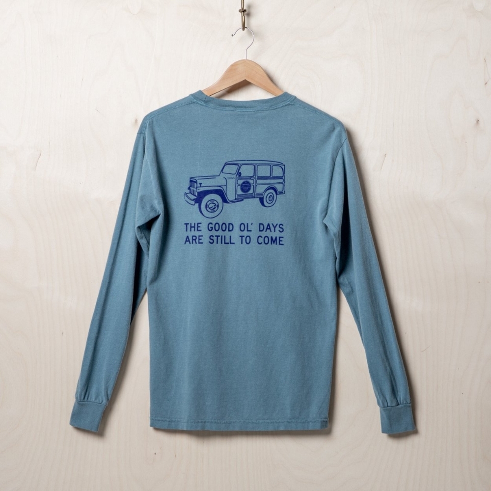 NEW MAGNOLIA silobration 2023 Good Ol' Days Ice Blue Long Sleeve Shirt size MED